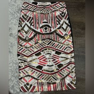 XOXO Sequin Pencil Skirt size S